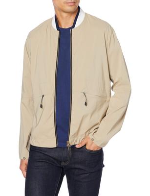 Outdoor Travel Walking Wear Travel Rib Collar Blouson B2ME0003 Silver Mink Size L To Japanese Size & (Go To) Men's Beige, (equivalent L)