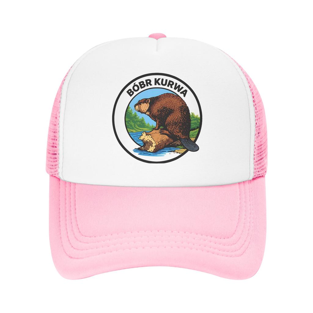 Bobr Kurwa Funny Beaver Sun Hats Baseball Cap Spring Trucker Hat Wholesale Outdoor Sports Hats Women Men Retro Baseball Cap