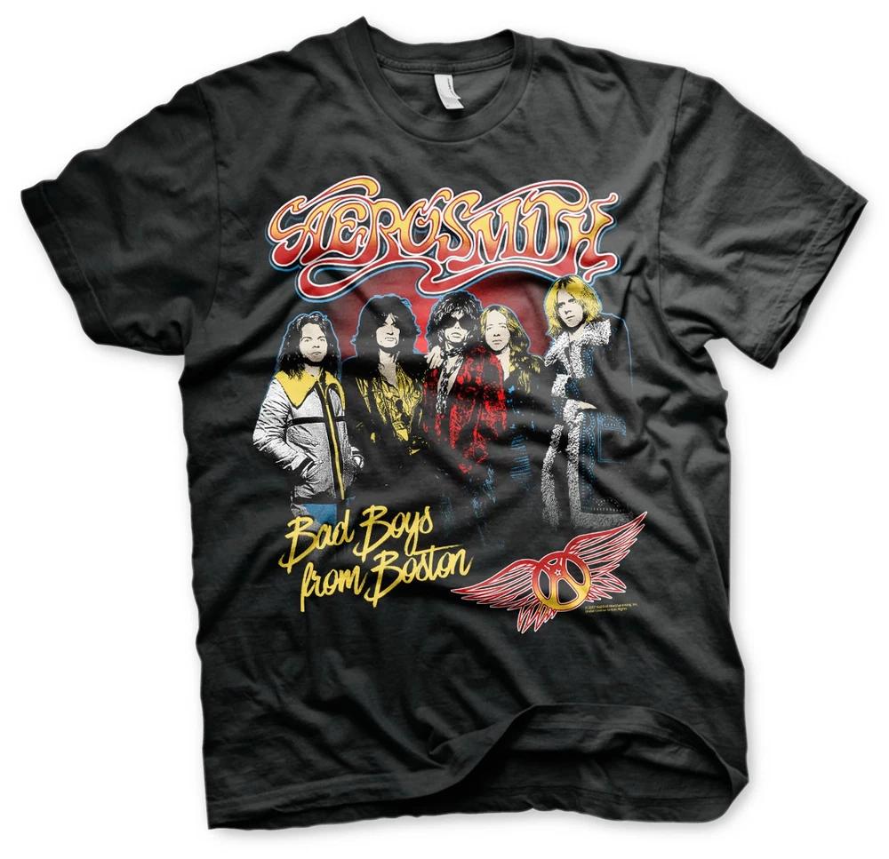 Aerosmith Boston 3 Joe Perry Steven Tyler Rock Unisex Tshirt