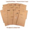 Zhusheng B5 Kraft Homework Notebook Set