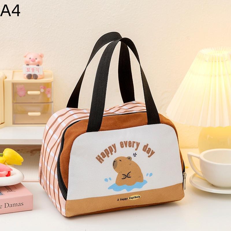Bento Lunch Box Thermal Bag Large Capacity Food Zipper Storage Bags Container For Cooler Travel Picnic Handbags