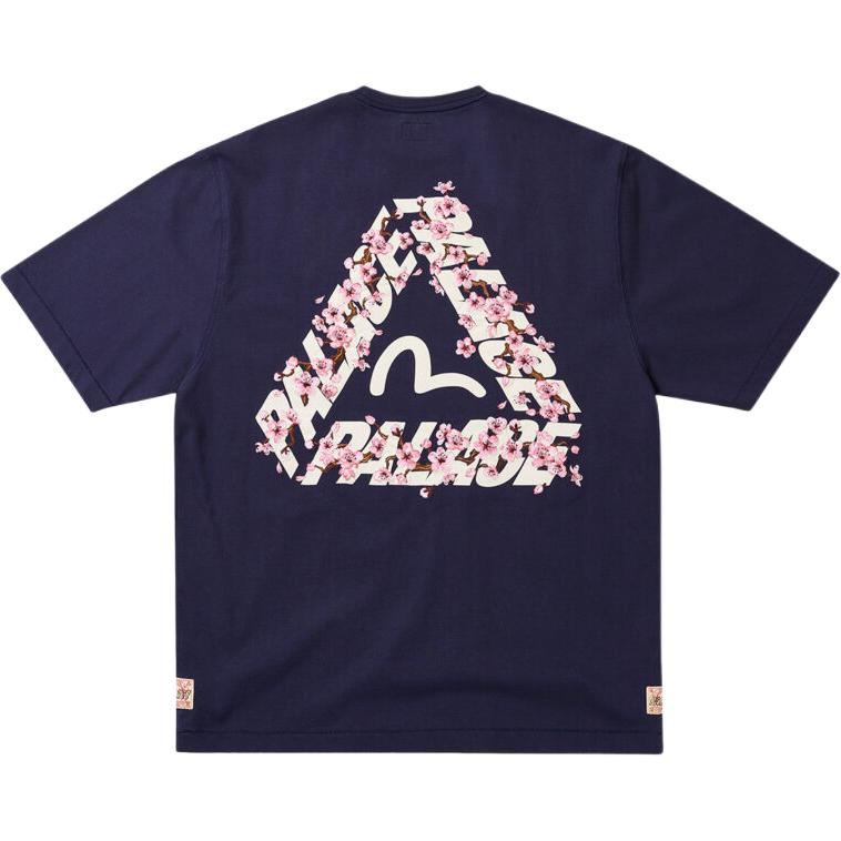 Palace × Evisu Collaboration Ss26 Vintage Streetwear Casual Pocket Short Sleeve T-Shirt Unisex Tops PAL-SS26-052 XL