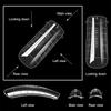 120 Pcs/Set Clear Dual Forms False Nails Full Cover Quick Building Gel Mold Tips Nail Extension Molds Upper Forms For Nails Tips