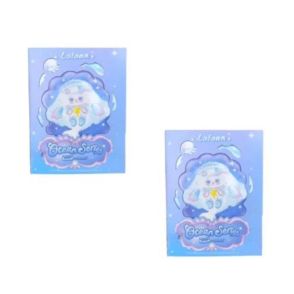 Genuine CQTOYS Loloan Ocean Series Blind Box Cute Doll Plush Handmade Ornament Gift Trend Summer