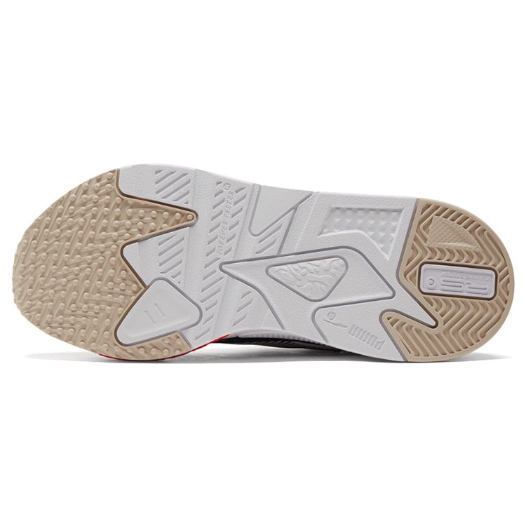 Puma Rs-Z Retro Sports Fabric Leather Shock Absorbing Non-Slip Wear-Resistant Mid-Top Casual Running Shoes Unisex Sneakers Red White 381117-03