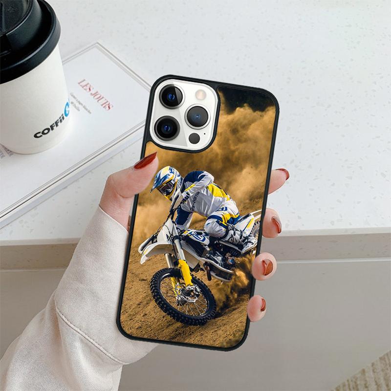Moto Cross Motorcycle Sports Phone Case For iPhone 17 Air 16 16e 15 14 plus 11 12 13 pro max Shell Cover coque