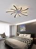 110-240v Intelligent Creative LED Ceiling Fan Light Black/white Ceiling Lustre for Living Room Bedroom Dining Room Room Decor
