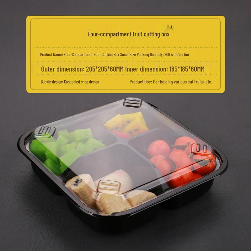 Cmaos Disposable Fruit Container with Lid