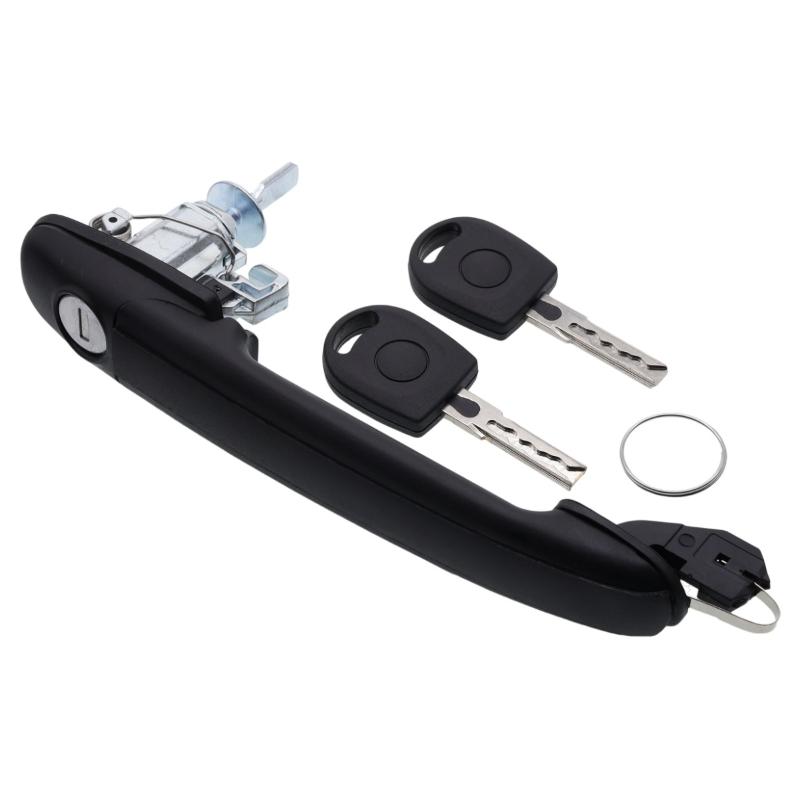 Front Exterior Car Door Handle Cover 7M0837207B With Key For VW Sharan 1995-2010 Outside Pull Handle