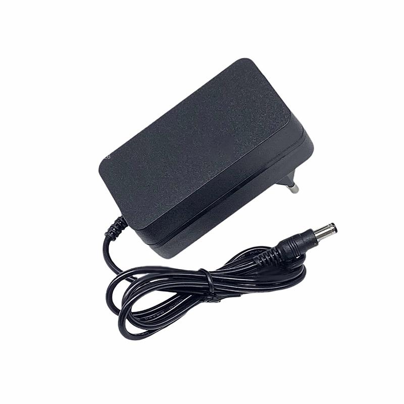 Adattatore Alimentatore Caricabatterie 2.4V2A Nero Per Lampada LED UV Sicuro e Durevole VDE Asciugacapelli per Unghie Strumenti per Nail Art