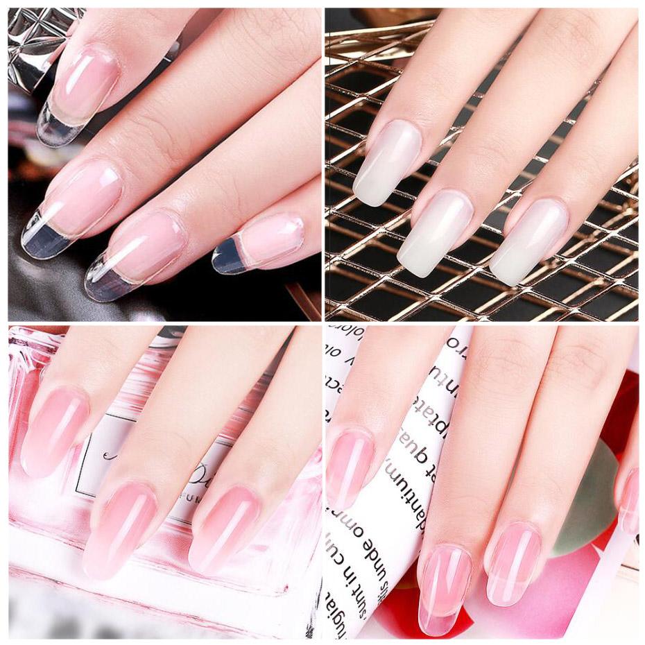 Acrylic UV Extension Nail Gel Glue Quick Building 15ml UV LED Gel Nail Forms Tips Polish Prolong Nail Varnish Construction Tools