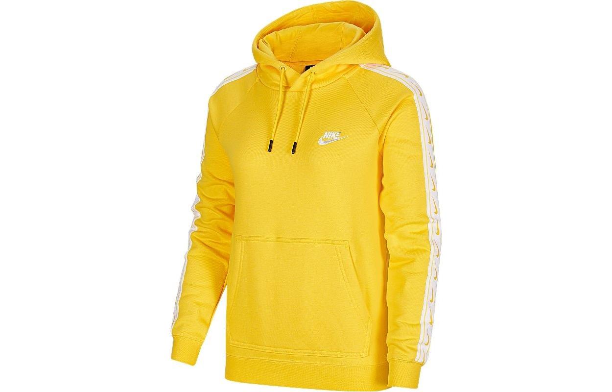 Nike Sweatshirts Women s Yellow Hooded Moderate Regular CU9262-780 M