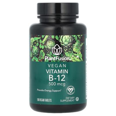 Vegan Vitamin B-12, 500Mcg, Vegan Tablets 100 Tablets