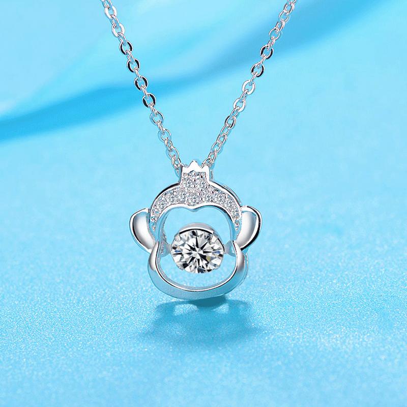 Vivid Chinese Zodiac Pendant Necklace For Women Girlfriend Holiday Gift Delicate Clavicle Chain Jewelry Accessory