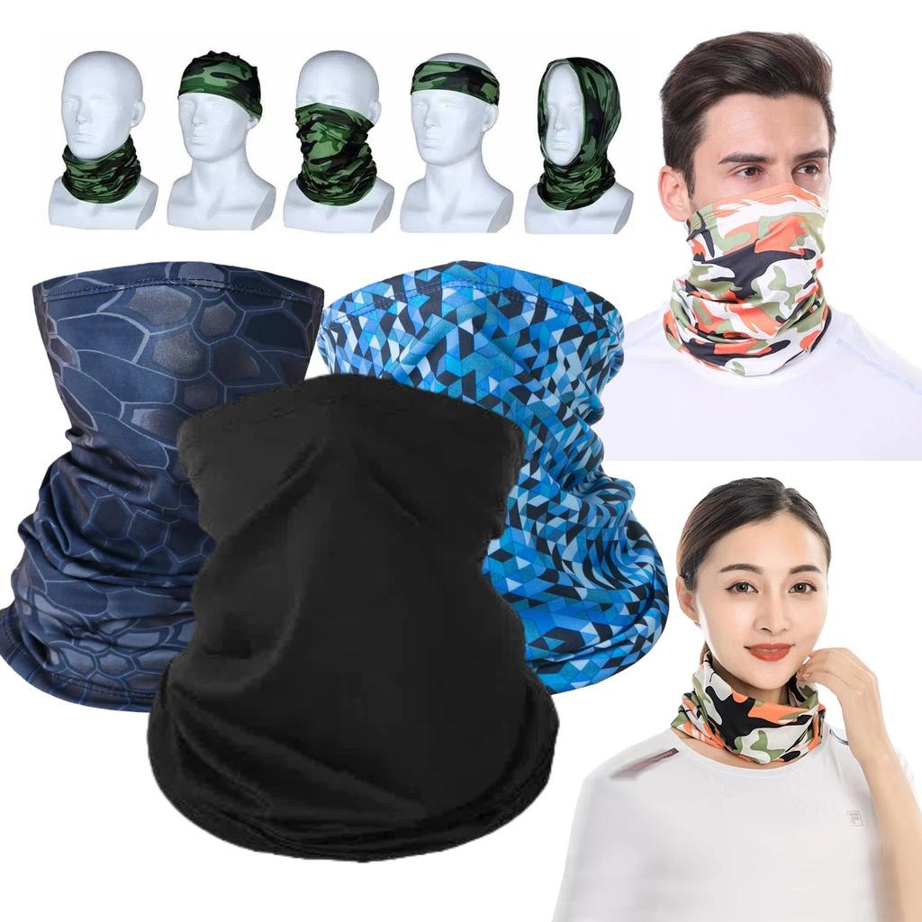 Multi-Purpose Turban Riding Scarf Cycling Bandana Men Women Neck Cover Sunscreen Ice Silk Outdoor Fishing Hiking Headwear Mask