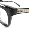 Tolle CHROME HEARTS Brille AMBIDEXTROUS CH Plus Wellington schwarz 925 Herren Gebraucht