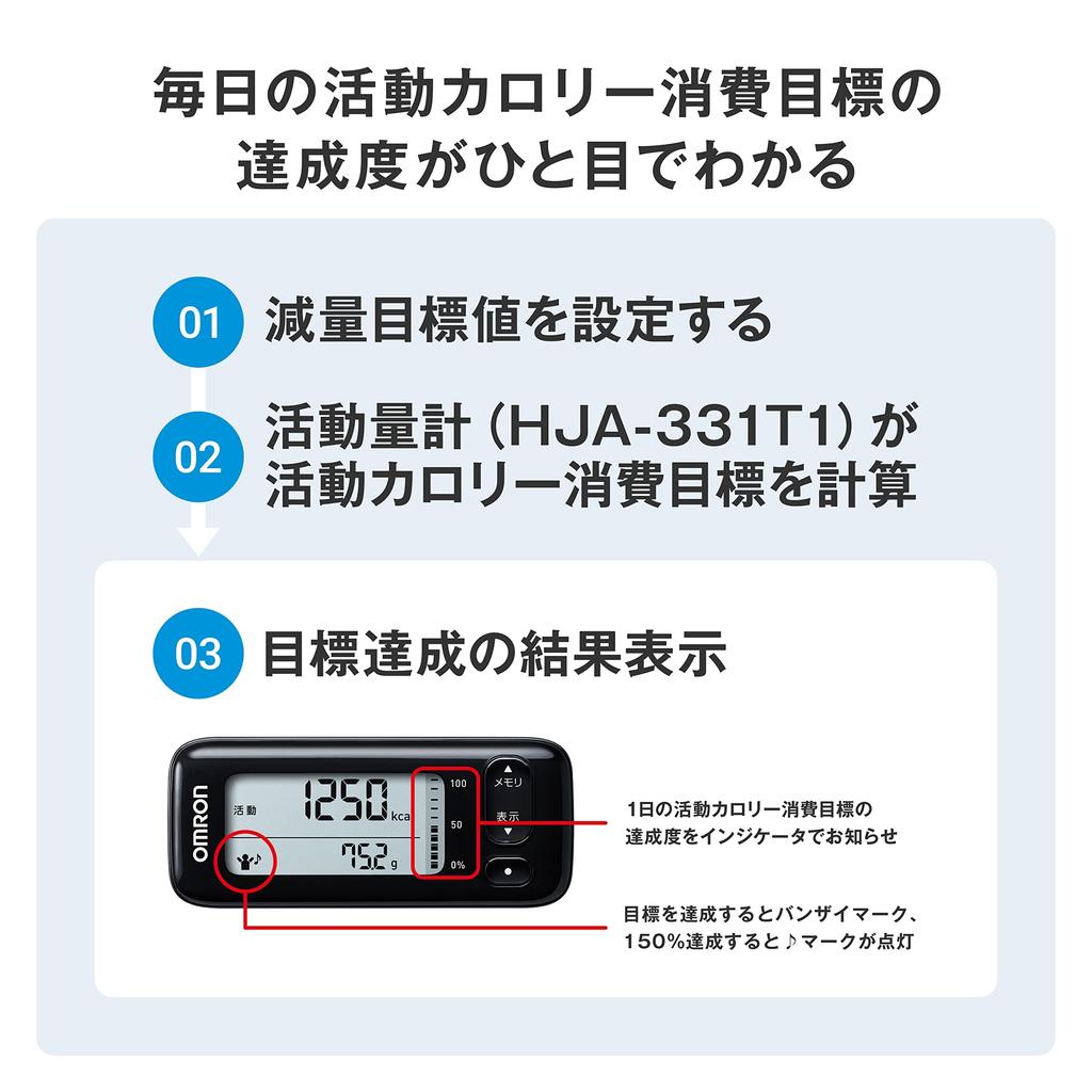 Omron Activity Monitor HJA-331T1-JBK