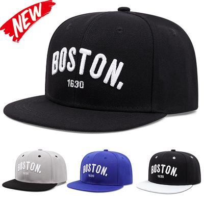 Mode BOSTON Cap Herren Damen Verstellbare Hip Hop Baseballkappe Für Unisex Erwachsene Outdoor Freizeit Sonnenhut Baumwolle Snapback Hüte