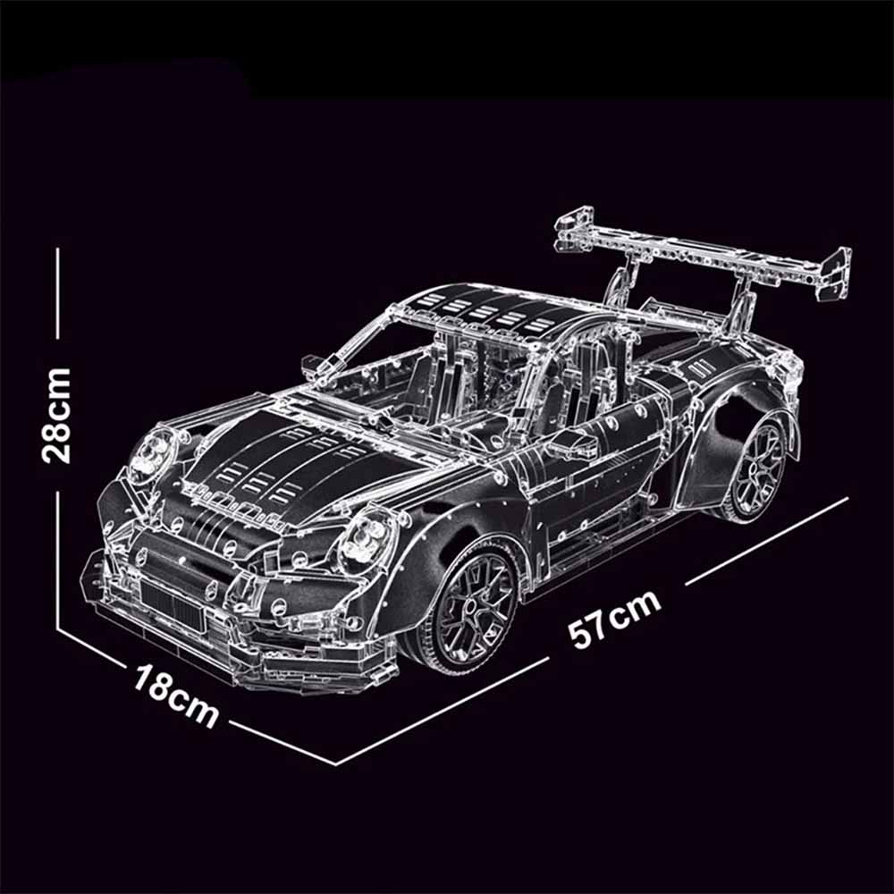 3389PCS Compatible MOC T5026 Model High Tech Sport Super Racing Car Toy Set Building Block Brick Boy Children Kid Christmas Gift