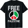 Camiseta Unissex com Símbolo da Paz da Palestina em Suporte com Palestina Gaza