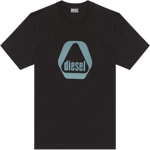 Diesel Mens Triangle Logo T-Shirt