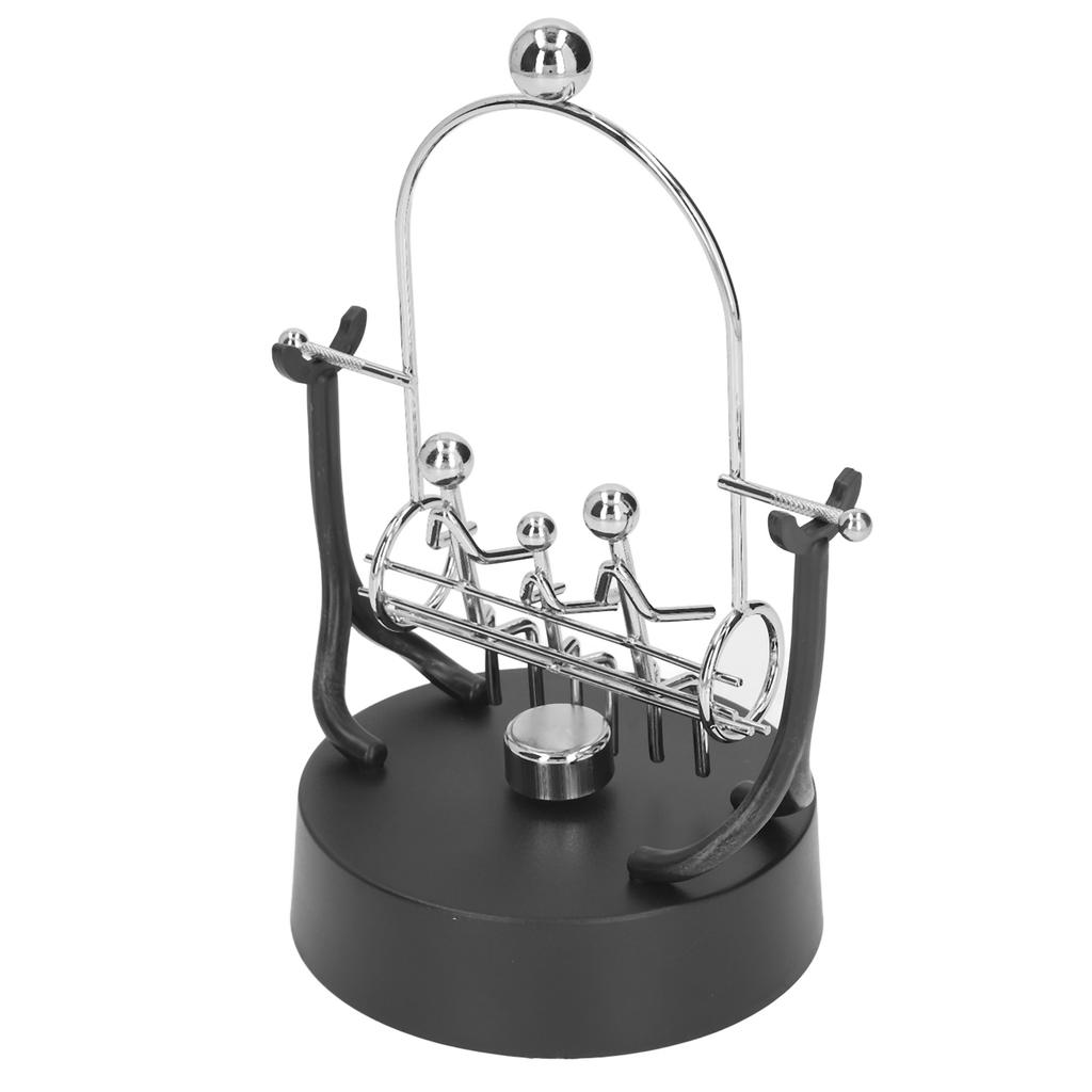 Steel Robot Balance Toy Decompressive Metal Automatic Swing Motion Perpetual Art Balance Toy for