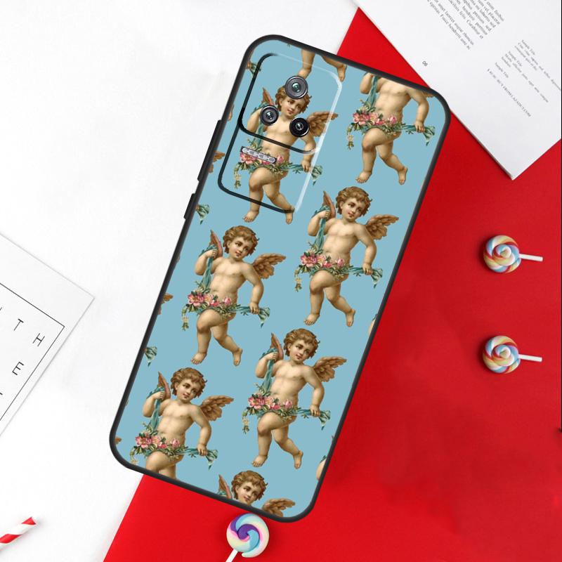 Renaissance Angels In Sky Cover For Xiaomi 15 Ultra 13 14 11T 12T 13T 14T Pro POCO X7 Pro X3 X5 X6 M6 F5 F6 Pro Case