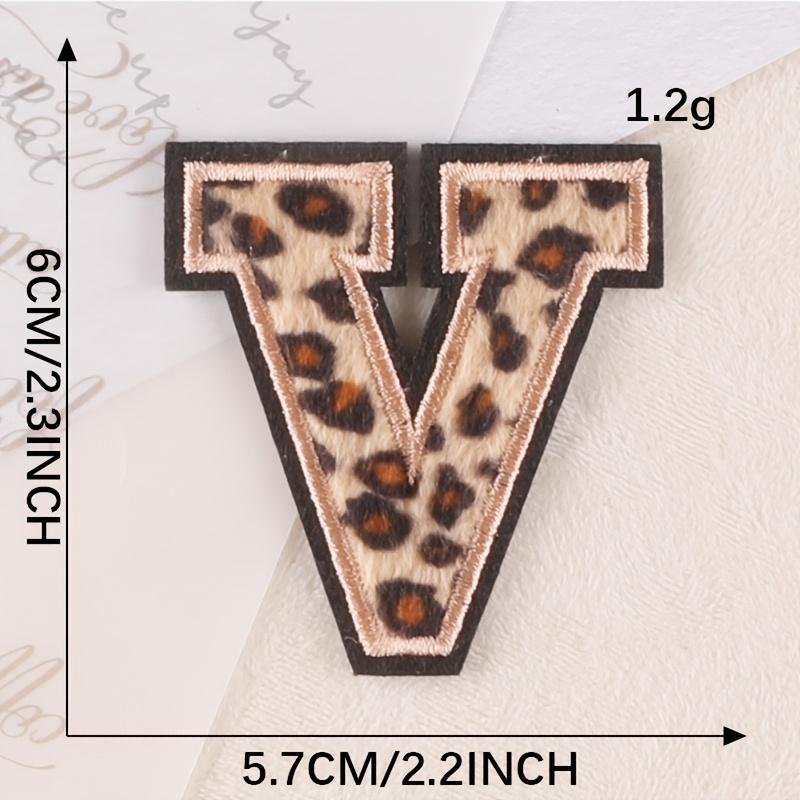 3pcs Flannel Iron-On Letter Patches, Embroidered Letter Patches, Suitable for Clothing, Dresses, Hats, Jeans, Shoes, Bags, DIY Materials