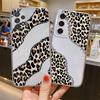 Minimalist Leopard Print Phone Cover Case for Samsung Galaxy S26 S23 Ultra S22 FE Note 20 Ultra 10 S24 S20 Plus S21 S25 Edge