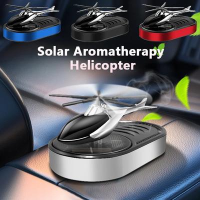 Car Solar Aircraft Freshener Car Perfume Helicopter Diffuser Interior Ventilation Air Aromatherapy Car Accessories Decoration