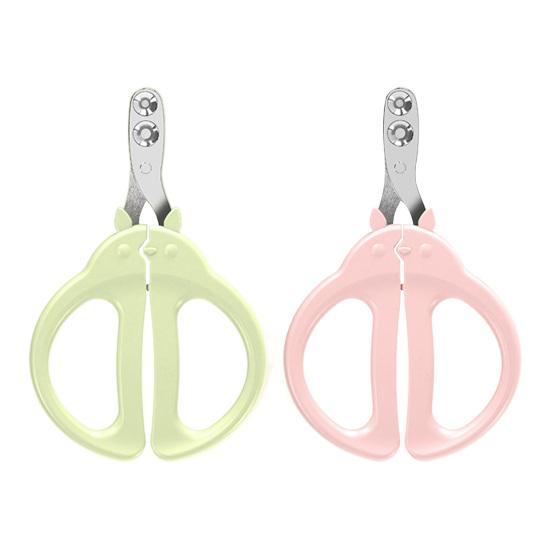 Cat Nail Clippers Circular Hole Ergonomic Double-Hole Positioning Blades Grooming Supplies Pet Trimmer Clippers for Cats Dogs