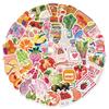 50 PZ Adesivi Estetici Pomodoro Mediterraneo Graffiti Laptop Stanza Skateboard Impermeabile Scrapbooking Adesivi per Telefono