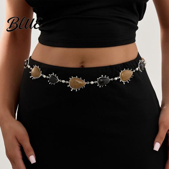 Festival Waist Accessory Chain for Women Retro Ethnic Style Belt