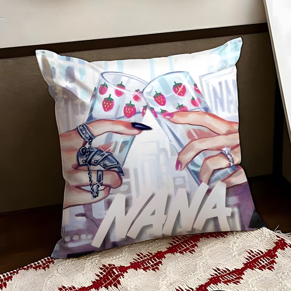 Anime NNNANA Cushion Cover Reversible Soft Durable Pillow Cover Home  Car MultiScene Use for Daily Comfort