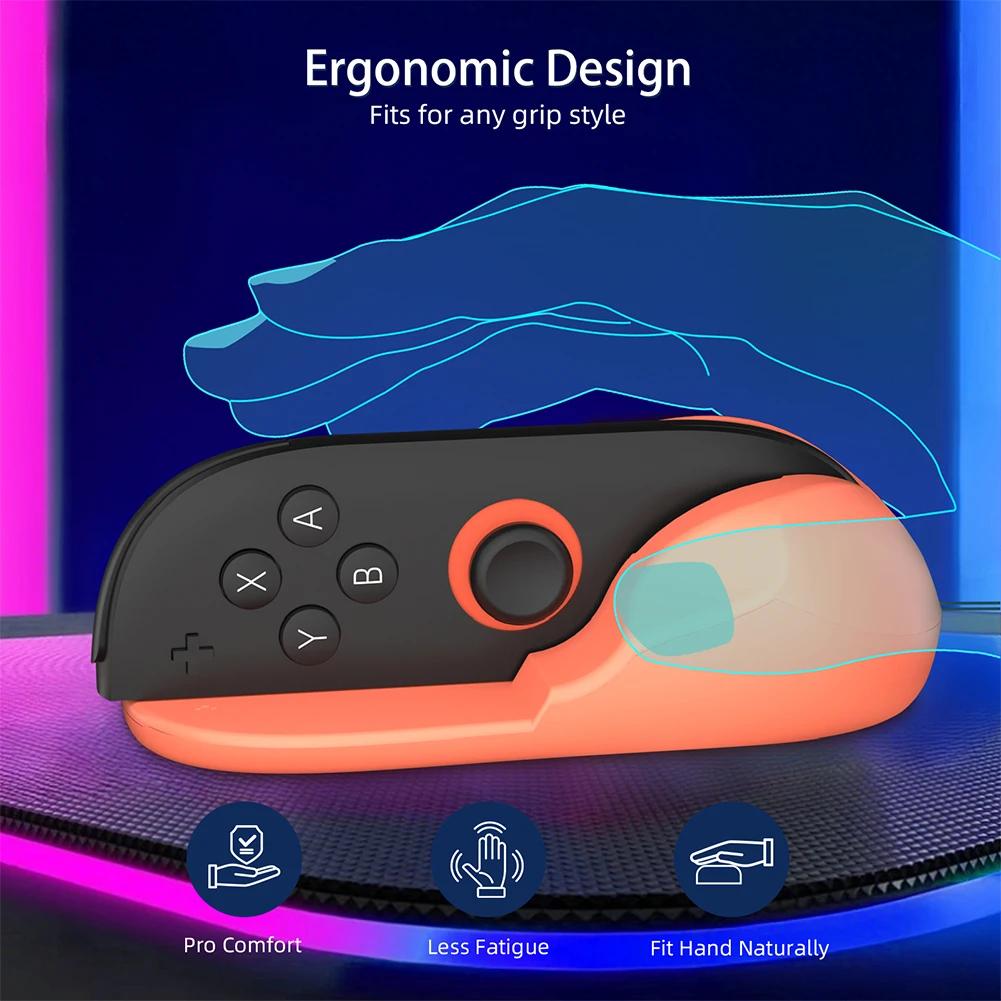 2Pcs Mini Portable Mice with Lanyard Left+Right Controller Bracket Stand Holder Handle Stand Holder for NS2 Gmaing Accessories