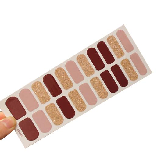 Nail Sticker Self-Adhesive Eco-friendly Paper Nail Art Stickers Decals for Beauty
