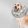 Comfortable Recovery Collar Inflatable After Surgery for Dogs Cats Wound Healing Easy to Eat and Drink Soft Lint