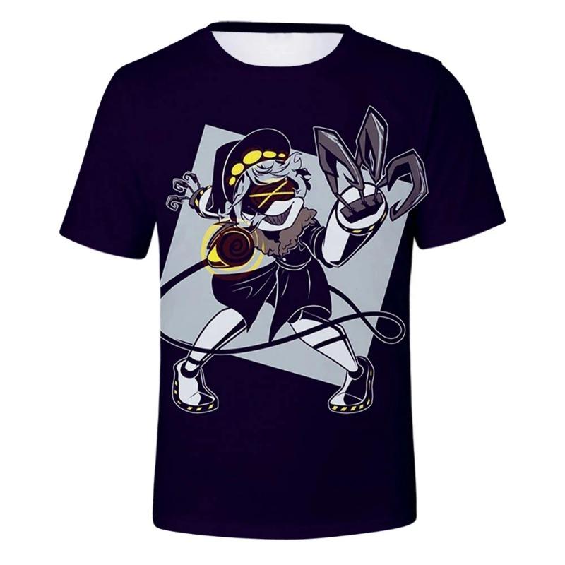 Anime T-Shirt 3D-gedruckte Streetwear Herrenmode Übergroße kurzärmelige Oberteilkleidung