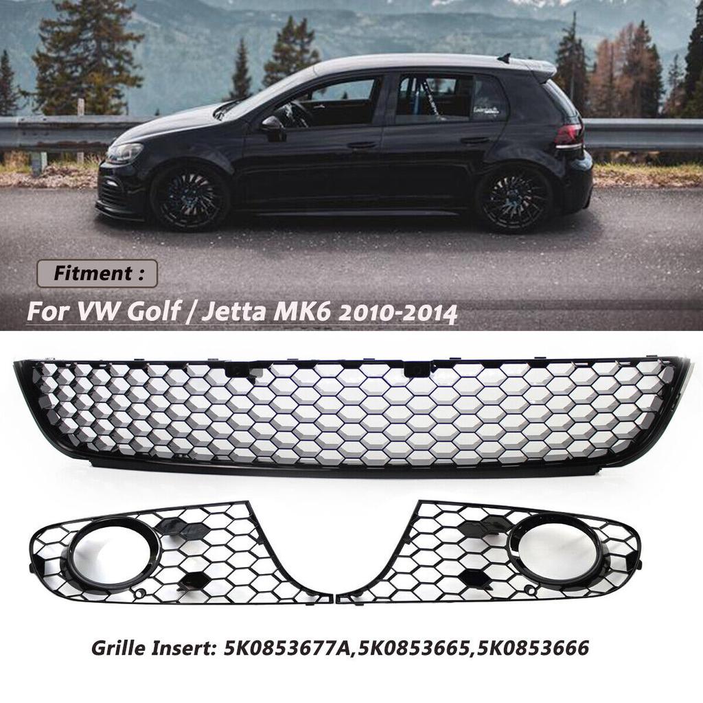 Plaster miodu przedni środkowy dolny zderzak siatka kratka przeciwmgielna do VW Golf MK6 2009-2013 kratka wentylacyjna światła przeciwmgielnego siatka kratka osłona