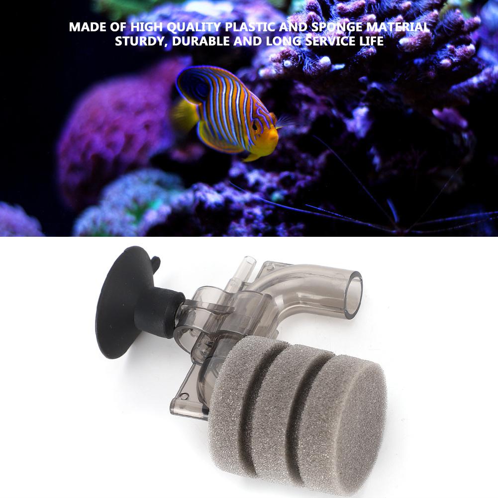 Plastic Sponge Gray Aquarium Mini Increasing Oxygen Pneumatic Filter Fish Tanks Oxygenation Filtration Equipment