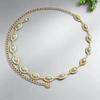 Oval Bohemian Body Chain Minimalist Women's Waist Chain Boho Luxury Body Chain  Vacation Wear