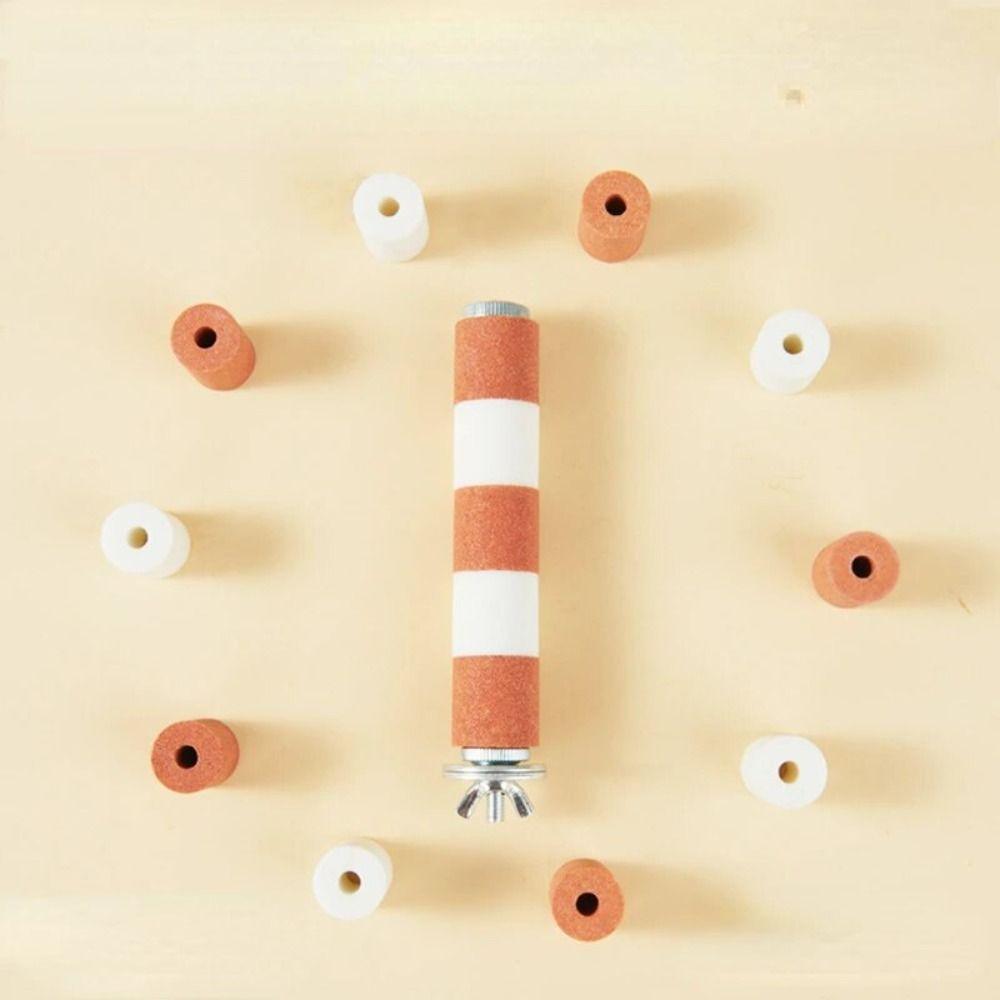 Wear-resistant Parrot Station Pole Durable Bird Molar Stick Bird Claw Cage Toy  For Budgerigars
