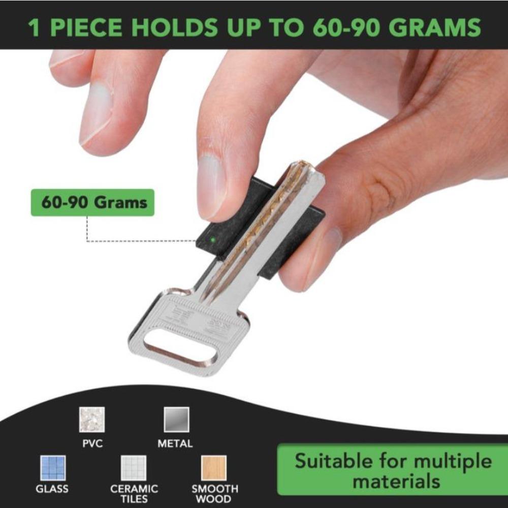 300PCS Square Magnetic Sheets Self Adhesive Magnets Flexible Small Sticky Magnets Stickers for Household Refrigerator Office