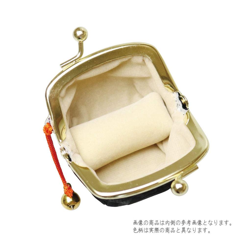 Clasp wallet with ring coin and bell Seasons in Full Bloom holder, purse, mini-sized (Four (Light Blue))