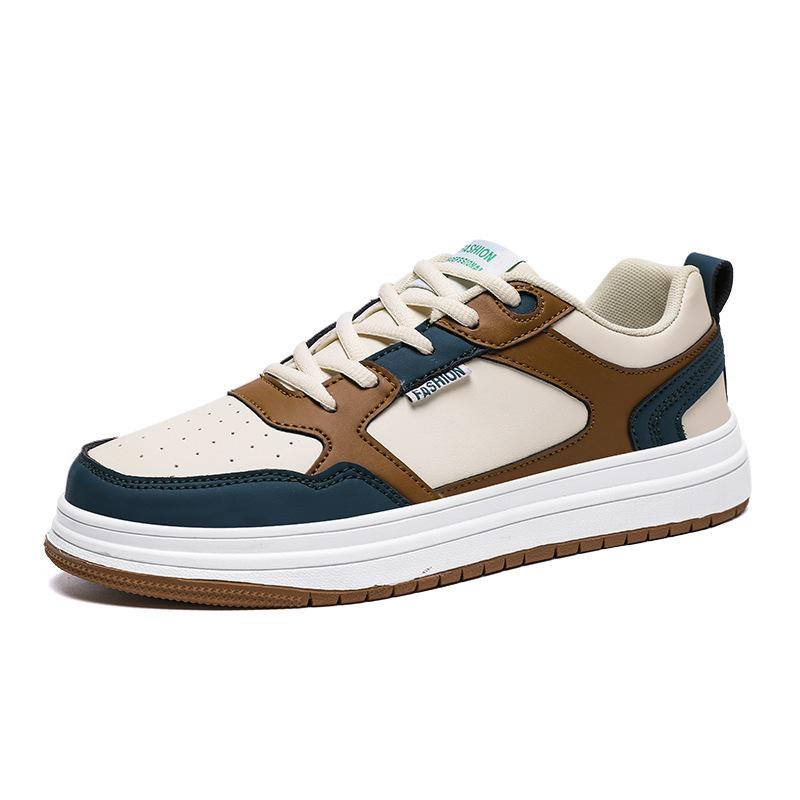 Large board shoes youth sports low-top sports shoes trendy leather casual men's shoes
