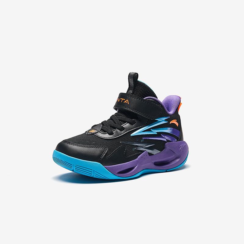 Anta Kids Airflow Mesh Trendy Versatile Comfortable Sports Casual Wear Durable Breathable Non-Slip Low-Top Kids Basketball Shoes A312429901-3