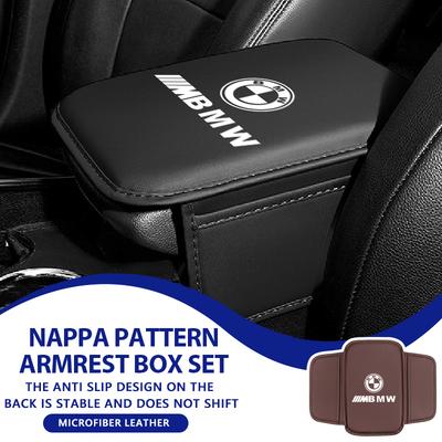 Car Armrest Box Pad Thicken Center Console Protector Cover For Performance M E87 E30 E46 E28 F35 G20 E93 F20 X3 X
