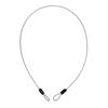 Stainless Steel Portable Bicycle Cable Lock Clothesline Double Security End Loop