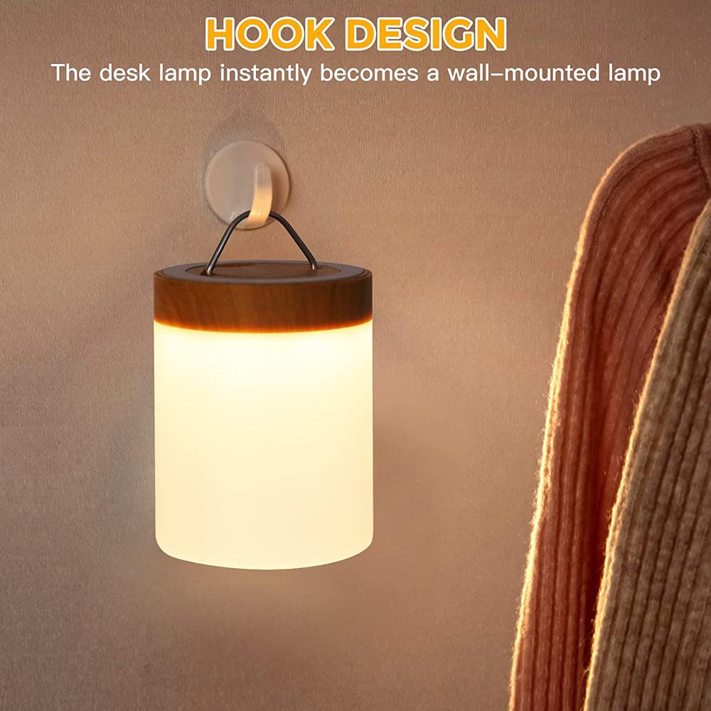 Led Night Lights Bedside Dimmable Charging Desktop Night Lamps Bedroom Bedside Lighting Decoration Touch Reading Led Table Lamps