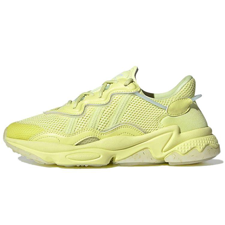 Adidas Originals Ozweego Mesh Fabric Leather Classic Sport Bold Eye-Catching Slip-Resistant Durable Low-Top Lifestyle Casual Shoes GY5405